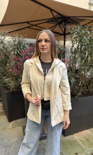 Blazer con cappuccio